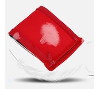 Naroote Cuscino di Ricambio per Cuffie, Cuscinetto per Auricolari in Morbida Pelle Proteica con Design con Cerniera, Copertura per Fascia Antiscivolo con Riduzione del Rumore, Ideale per Iron (rosso)