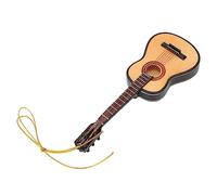 Naroote Decorazioni per Chitarra, Modella per Chitarra Lifelike Decorativa in Legno in Legno in Miniatura Ornamento in Miniatura per per il Salotto dell'albero di Natale Studio