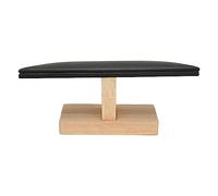 Naroote Display del Supporto del Braccialetto, Display da Tavolo a Forma di T a un Solo Strato del Supporto dell'orologio (Pelle nera)