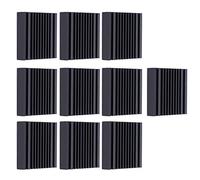 Naroote Dissipatore di Calore Adesivo Termoconduttivo con Alette di Raffreddamento in Alluminio per Transistor 40 X 9 X 40 Mm, 10 Pezzi Router CPU IC Amplificatori per Circuiti Stampati