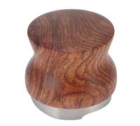 Naroote Distributore di caffè Pressino per caffè in Acciaio Inossidabile Livellatore per Baristi Manico in Palissandro Acciaio Inossidabile 304 1 unità (51 mm / 2,0 pollici)