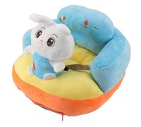Naroote Divano con Poggiapiedi per bebè, Funzione, Divano con Seggiolino portabebè, Angolo Comodamente Regolabile, Antiscivolo, Peluche Morbido e Affidabile per Interni (Modello di coniglio)