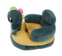 Naroote Divano con Poggiapiedi per bebè, Funzione, Divano con Seggiolino portabebè, Angolo Comodamente Regolabile, Antiscivolo, Peluche Morbido e Affidabile per Interni (GREEN)