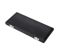 Naroote Elegante Custodia in Legno per Ance per Oboe, Custodia per 10/12/20 Pezzi - Protegge dall'umidità - Dimensioni Compatte e Peso Leggero per Musicisti - Pelle PU Nera (Dimensioni #1 4,52 X