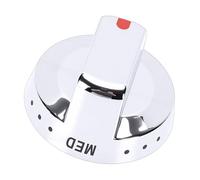 Naroote Elegante Manopola per Fornello a Gas in Acciaio Inossidabile 5 Pezzi di Ricambio per Manopola di Controllo del Bruciatore per NX58F5700WS NX58H5600SS NX58H5650WS per Fornelli a Gas e Forni