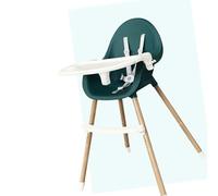 Naroote Elegante Seggiolone da Pranzo per Bambini con Doppia Protezione, Materiale Traspirante per la Sicurezza dei Bambini (Verde retrò)