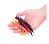 Naroote Esche da Pesca con Esche Morbide Realistiche per Attirare i Predatori in Silicone Leggere per gli Amanti della Pesca Confezione Combinata da 7 Pezzi