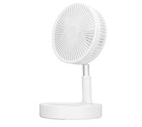 Naroote Fantellino Pieghevole del Pavimento della Scrivania, USB Easy Cleaning 45 DB Quice Tavolo Passeggiata Flatta Pormante 4 -Speed rimovibile per Campeggio (7200 mAh)