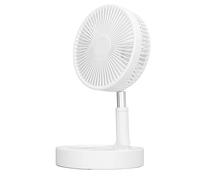 Naroote Fantellino Pieghevole del Pavimento della Scrivania, USB Easy Cleaning 45 DB Quice Tavolo Passeggiata Flatta Pormante 4 -Speed rimovibile per Campeggio (3600 mAh)