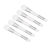 Naroote Fare il Pennello -up con Doppia Testa, Tocco Morbido 2 in 1 5pc Spazzola di per Faccia in Silicone per Salone di Bellezza