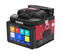 Naroote Faser Splicer, Gate di Fusione in Fibra 3 in 1 Lampada 6700Mah Batteria per l'industria (Plug AC100-240V dell'UE)