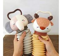 Naroote Fisarmonica per Bambini, 4 Fisarmoniche Musicali Educative per la Prima Infanzia, con Impugnatura Semplice, Pieghevoli per Viaggi a Casa (Cervo)