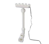 Naroote Fontana per Piscina Solare, Cascata a LED RGB con 7 modalità di Colore e Telecomando, per Piscine Interrate e Laghetti per Migliorare la Circolazione Dell'acqua e il Relax