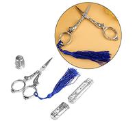 Naroote Forbici da Cucito Vintage in Acciaio Inossidabile Utensile da Taglio Durevole per Ricami di Sartoria per Appassionati di Cucito Fai-da-te