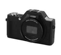 Naroote Fotocamera Digitale, Fotocamera Digitale retrò da 1200 MAh con Schermo LCD da 2,88 Pollici Anti-vibrazione per la Fotografia di Persone (BLACK)