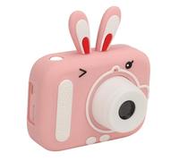 Naroote Fotocamera per Bambini HD 20MP con Doppio Obiettivo per i più Piccoli con Schermo da 2 Pollici Che Protegge gli occhi. Materiale Ecologico (PINK)