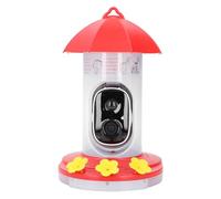 Naroote Fotocamera per Mangiatoia per Uccelli Smart AI Identifica IP65 Resistente All'acqua Stabile 2.4G WiFi Telecamera per Guardare Notifiche Tempo Reale Installazione Versatile