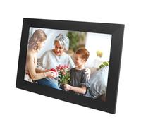 Naroote Frame di Foto Digitale, Interfaccia USB C 1280 X 800 HD IPS, Framework Elettronico Multifunzione 100-240 V per Sala da Pranzo (BLACK)