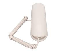 Naroote Funzione di Disattivazione 'audio del Telefono Fisso con Filo Suono Chiaro Doppio Uso per l'ufficio Domestico Bianco (WHITE)