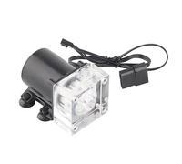 Naroote G1/4 Pompa per Acqua, Raffreddamento CPU Ultra Silenzioso | Portata elevata 800 l/h, acrilico resistente, perfetto per PC