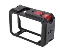 Naroote Gabbia Adatta per Action 6 Camera Telaio di Espansione Protettivo per Action Camera in Lega di Alluminio con Filettatura da 1/4 di Pollice e Pattino Freddo