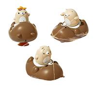 Naroote Giocattolo Elettrico per il Bagnetto con Doccia per Bambini, Design Simpatico Orso, Giocattolo per Vasca da Bagno per Bambini, Flusso D'acqua a 3 velocità, Multifunzionale (#11)