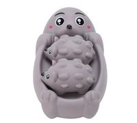 Naroote Giocattolo per Animali Galleggiante, Set di Giochi per Vaschetta per Bambini con Materiali per Alimenti per Neonati, Bambini Piccoli, Apprendimento e Intrattenimento per il (GRAY)