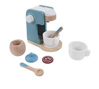 Naroote Giocattolo per Caffettiera in Legno, Design Robusto in Legno | Alta simulazione, delicata miscelazione dei colori, coinvolge l\'immaginazione, accessorio per giochi di ruolo