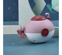 Naroote Giocattolo per Vasca da Bagno con Orologio Sottomarino, Giocattolo per Vasca Sottomarina con Orologio Manopola Rotante Coordinazione Occhio-Mano Divertimento Infinito per Neonati (Rosso)