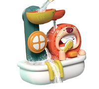 Naroote Giocattolo per Vasca da Bagno per Bambini, Giocattoli Morbidi per l'acqua per Bambini, Simpatico Leone Potente con Aspirazione per