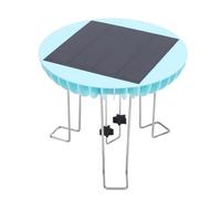 Naroote Girandola Solare per Acqua, Agitatore d'Acqua, Agitatore per Vasca per Uccelli con Staffa, Ideale per la Decorazione del Laghetto da Giardino, 0,5 W