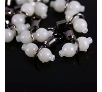 Naroote Girelle da Pesca Durevoli e Luminose, 30 Pezzi, per Esche Morbide/dure, Accessori per Attrezzatura da Pesca in Mare, Rame 2# 4# (4#)
