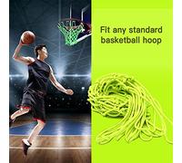 Naroote Glow In the Dark Basketball, Basket Grow Glow In the Dark Basketball Set 12 Loop In Net Net Sostituzione