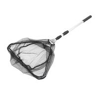 Naroote Guadino da Pesca Pieghevole Resistente e Leggero per la Cattura e il Rilascio, Manico Telescopico per Pescatori Principianti Ed Esperti, Lega di Alluminio, Rete Triangolare, 1,5 M