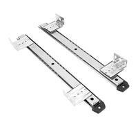 Naroote Guide per Tastiera da 2 Pezzi, Guide per Tastiera Ad Altezza Regolabile, di Scorrimento Lisce a Sfera Solida con Cuscinetto Antiscivolo e Placcatura Multistrato, Ideali per Scrivanie di