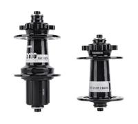 Naroote Hub Freno a Disco a 32 Buche, TS100 Front 2 Hub Dietro (Black)