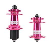 Naroote Hub Freno a Disco a 32 Buche, TS100 Front 2 Hub Dietro (ROSEO)