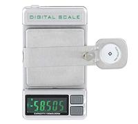 Naroote Il Manometro Digitale Preciso 'ago dello Stilo per i Giradischi del Giradischi Visualizza Il Materiale ABS LCD Retroilluminato Verde di Precisione 0,01g