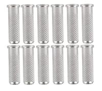 Naroote Inserti in Alluminio per Tiro con L' per Frecce in Carbonio, Base Resistente alla Ruggine, Installazione Semplice, 12 Pezzi per Progetti Fai da Te con Asta di Freccia