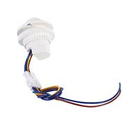 Naroote Interruttore Automatico con Sensore di Movimento a Infrarossi, Rilevatore Montato a Soffitto per Lampada a LED Senza Sfarfallio, Ideale per Luci a Incandescenza, a Risparmio Energetico e