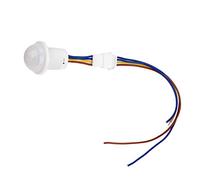 Naroote Interruttore Automatico del Sensore di Movimento a Infrarossi 1-40 W, Installazione Semplice per il Risparmio Energetico (MR-HW06A 35 mm di lunghezza, 25 mm di diametro)