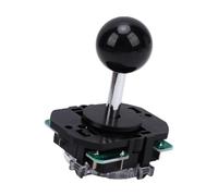 Naroote Joystick da Gioco con modalità a 4 Direzioni e 8 Direzioni (BLACK) | Microinterruttore, prestazioni affidabili, facilità di installazione, corpo in ABS