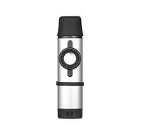Naroote Kazoo in Lega di Alluminio, Strumento Musicale Portatile, Kazoo Leggero con Membrane di Ricambio, Ideale per Adulti, Principianti, Bambini, Regali di Viaggio e Campeggio (SILVER)