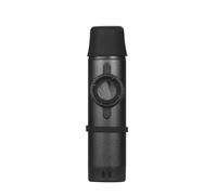 Naroote Kazoo in Lega di Alluminio, Strumento Musicale Portatile, Kazoo Leggero con Membrane di Ricambio, Ideale per Adulti, Principianti, Bambini, Regali di Viaggio e Campeggio (BLACK)