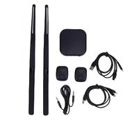 Naroote Kit Bacchette Ad Aria Con Sensore Di Movimento 3D, Set Di Batteria Elettrica Ricaricabile Silenzioso Con 8 Suoni RGB, Pedali Per Adulti, Bambini E Principianti, Esercizi A Casa,