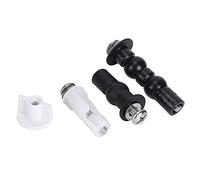 Naroote Kit Bulloni per Sede del Water per Riparazione Bagno, Universale | Hardware in acciaio inossidabile 304, elementi di fissaggio di bloccaggio inferiori superiori, tappi di espansione in gomma
