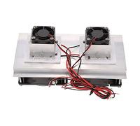 Naroote Kit di Raffreddamento per Refrigerazione Termoelettrica Peltier, Modulo di Raffreddamento a Semiconduttore Grande Modulo di Conduzione a Freddo, Doppie Ventole Ad Alta Potenza 120 W per gli