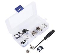 Naroote Kit di Vite per Macchina da Cucire, Piastra per Cucire Ago per Cucitura Kit a Vite della Macchina per Shrapnel Ago Fissaggio della Piastra di Cucito Accessori per Cuci