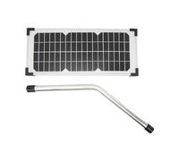 Naroote Kit Pannello Solare da 10 W per Mighty Mule Gate, Ricarica della Batteria Solare Portatile e Durevole, Installazione Semplice per Sistemi a Batteria, Materiale Metallico
