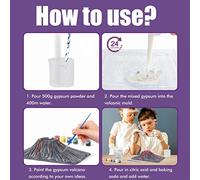 Naroote Kit per la Creazione di Vulcani, Promozione dello Sviluppo di Giocattoli Vulcanici per Bambini (Come mostrato in figura)